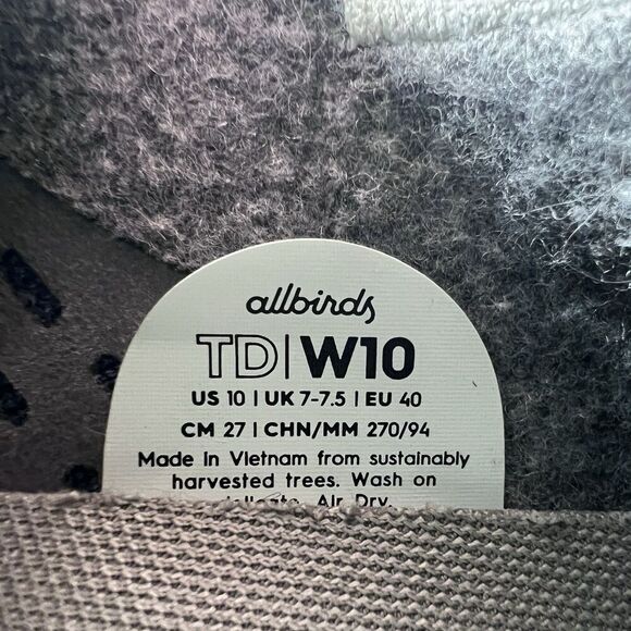 Allbirds Tree Dasher Relay Laceness Slip On Shoes Sneakers Women's Size 10 - Picture 8 of 8